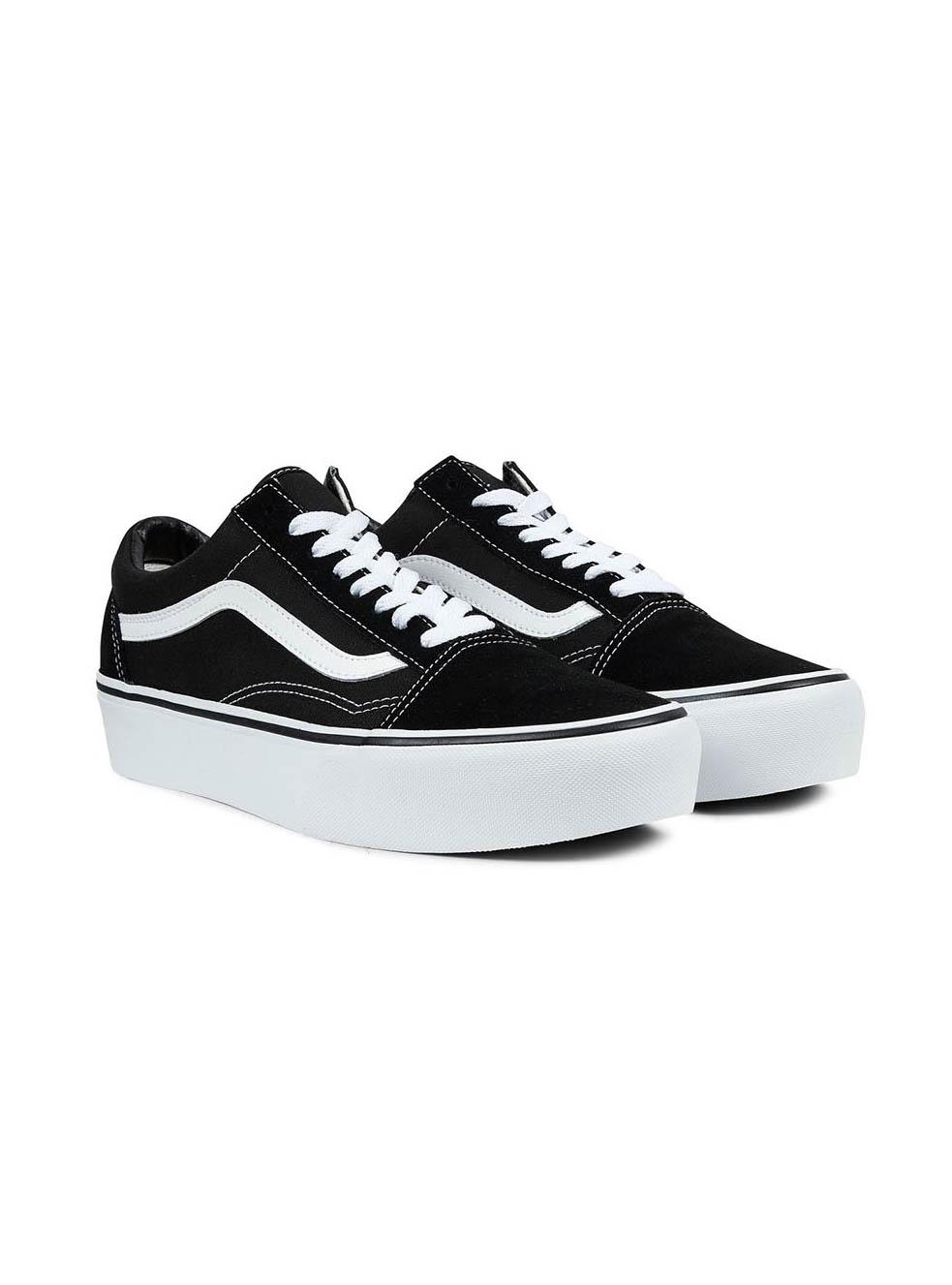 Sapatilhas Vans Old Skool plataforma preto 