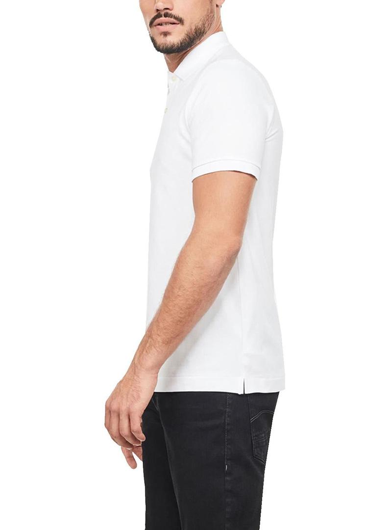 Polo G-Star Dunda White para Homem