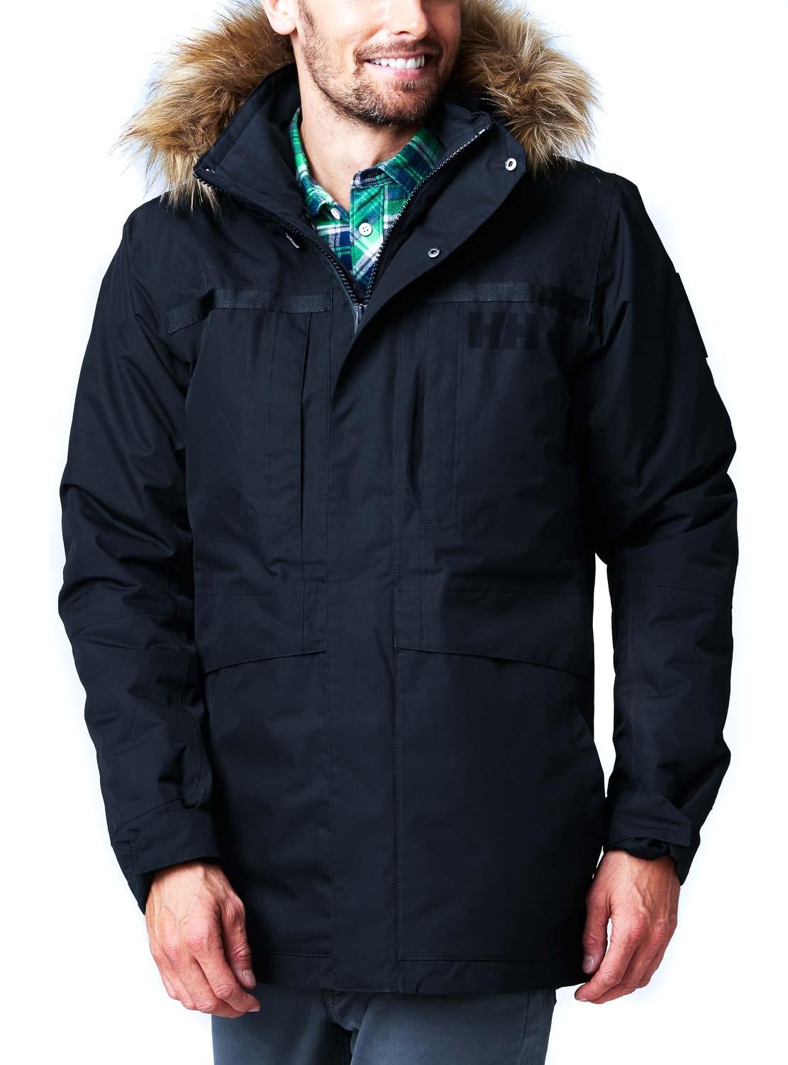 Parka Helly Hansen Coastal preto 