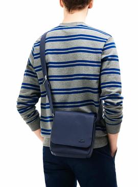 Bolsa Lacoste Petit Pique Azul para Homem