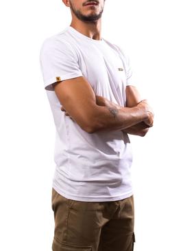 T-Shirt Klout Basic Branco para Homem