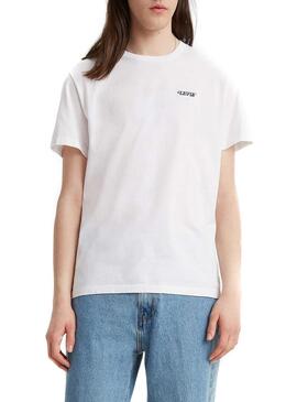 T-Shirt Levis West Branco para Homem