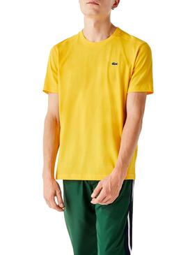 T-Shirt Lacoste Basic Amarelo para Homem