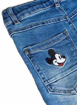 Jeans Name It Mickey Azul para Menino
