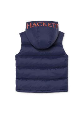 Colete Hackett Hooded Gilet Azul para Menino