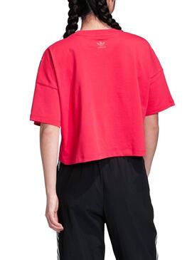 T-Shirt Adidas Big Trf Fucsia para Mulher
