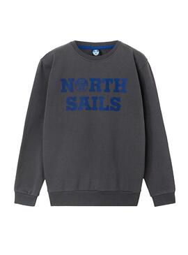 Sweat North Sails Brand Cinza para Homem