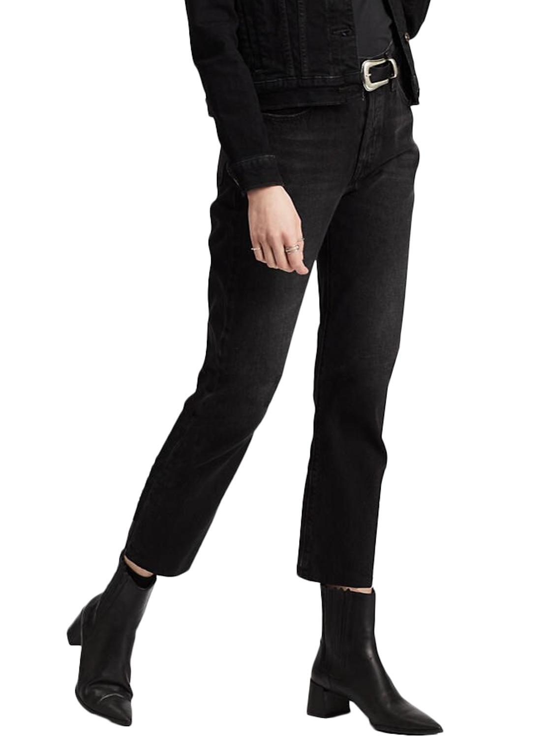 Jeans Levis 501 Preto para Mulher