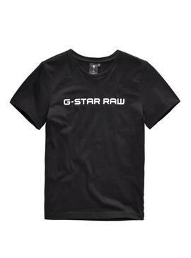 T-Shirt G Star Raw Preto para Menino