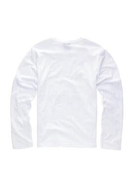 T-Shirt G Star Long Sleeve Branco para Menino