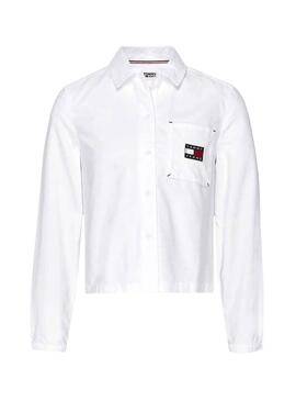 Camisa Tommy Jeans Technic Branco para Mulher