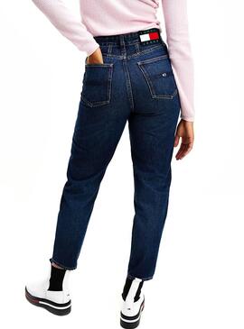Jeans Tommy Jeans Mom Oscuro Mulher