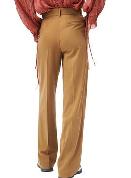 Pantalon Pepe Jeans India Camel para Mulher
