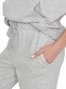 Jogger Only Feel Cinza para Mulher