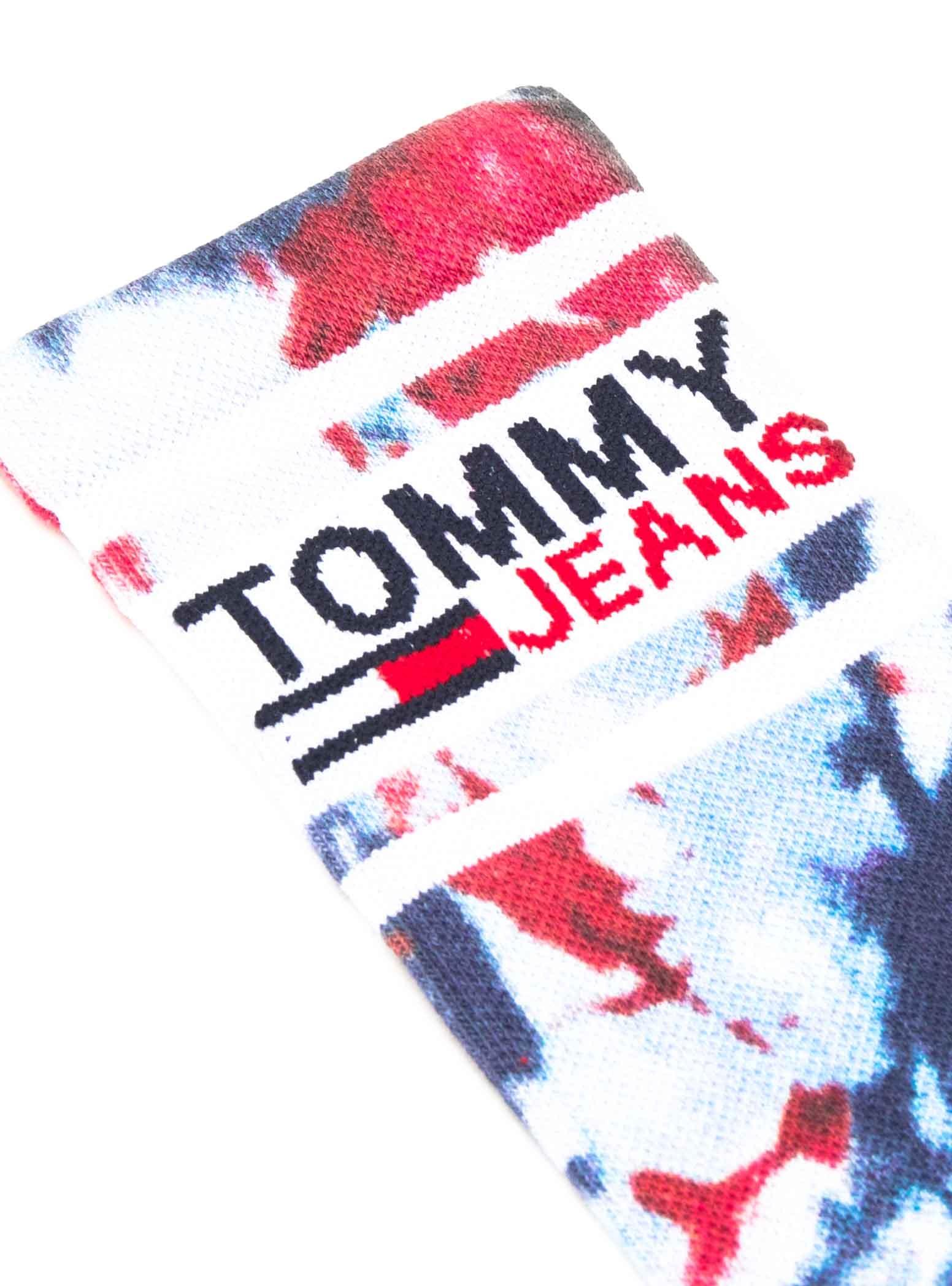 Maias Tommy Jeans Tie Dye Azul Marinho