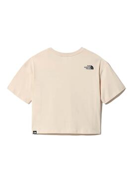 T-Shirt The North Face Cropped Rosa para Mulher