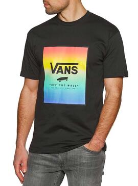 T-Shirt Vans Classic Print Box Preto para Homem