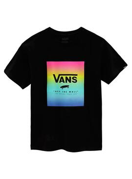 T-Shirt Vans Classic Print Box Preto para Homem