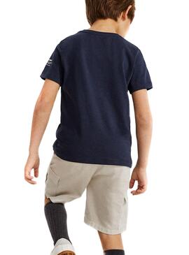 T-Shirt Ecoalf Multicolor Porque Azul Marinho Menino