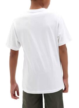 T-Shirt Vans Print Box Branco para Menino