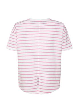 T-Shirt Pepe Jeans Nieves Rosa para Menina