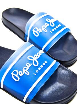 Flip flops Pepe Jeans Slider Azul Marinho Homem