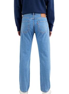 Jeans Levis 501 Original Azul Homem