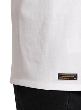 T-Shirt Superdry Military Logo Vest Branco Mulher