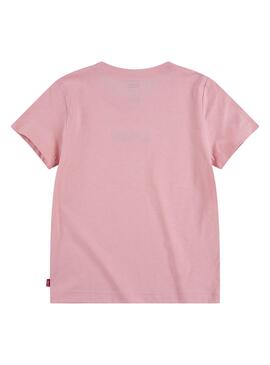 T-Shirt Levis Graphic Tee Rosa para Menino