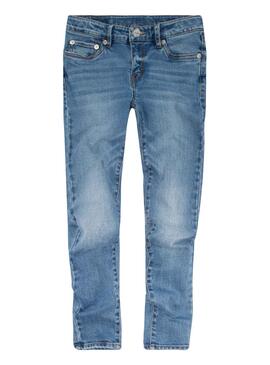 Jeans Levis 710 Skinny Azul Claro Menina