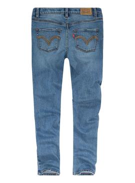 Jeans Levis 710 Skinny Azul Claro Menina