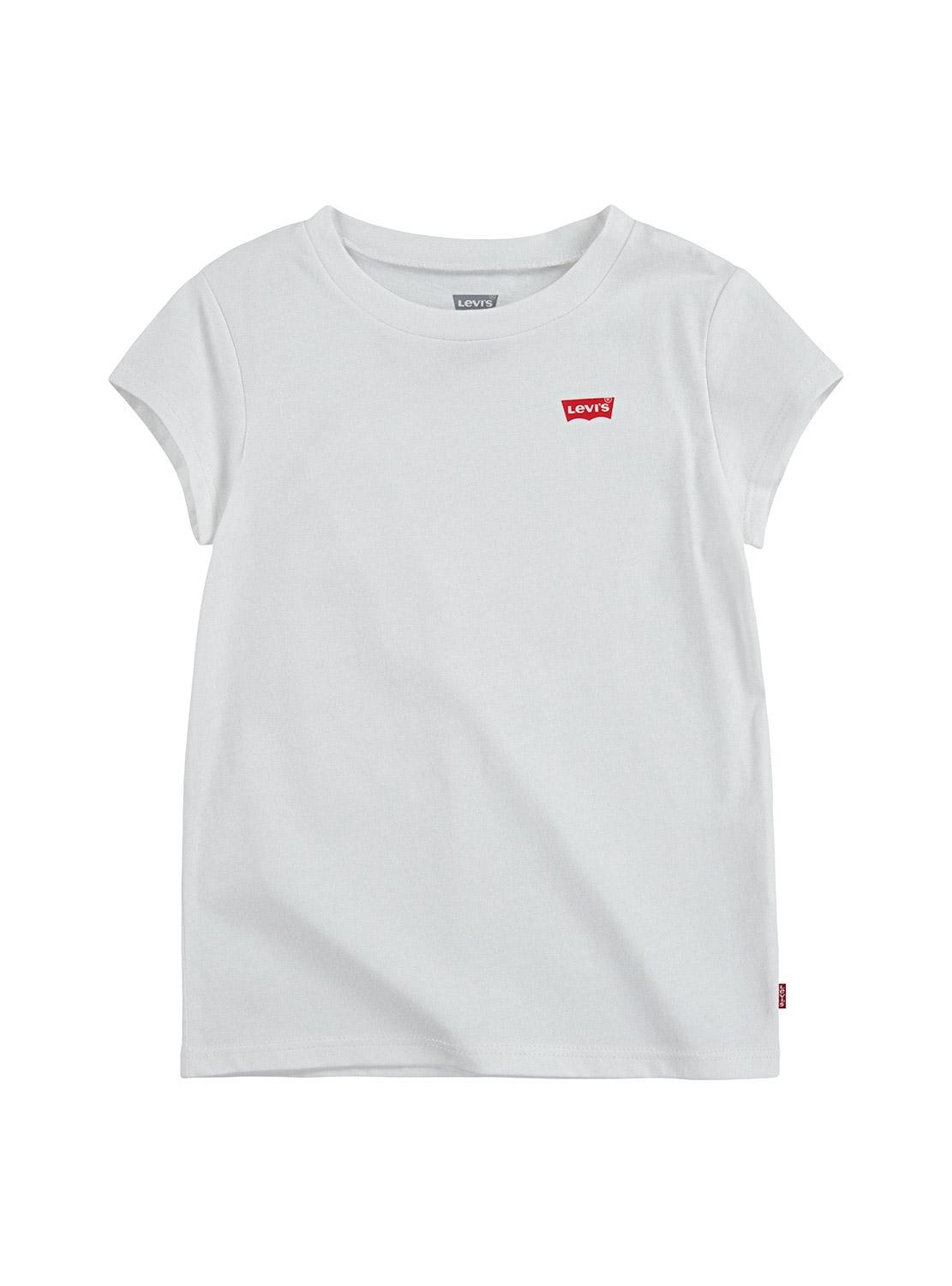 T-Shirt Levis Batwing Tee Branco para Menina