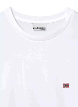 T-Shirt Napapijri Salis C SS Branco para Homem