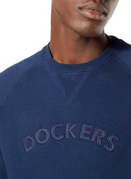 Sweat Dockers Crewneck Azul para Homem