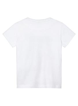T-Shirt Mayoral Weekend Vibes Branco para Menino