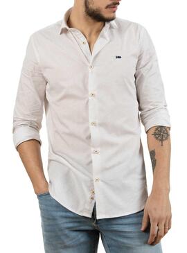 Camisa Klout Slim Micro Branco para Homem