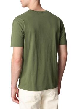 T-Shirt Napapijri Salis Verde para Homem