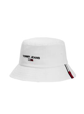 Boné Tommy Jeans Sport Bucket Branco Homem