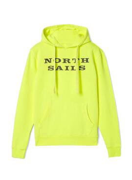 Sweat North Sails Hooded Amarelo para Homem