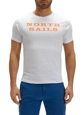 T-Shirt North Sails Cotton Branco Homem