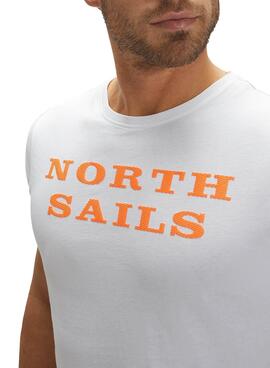 T-Shirt North Sails Cotton Branco Homem
