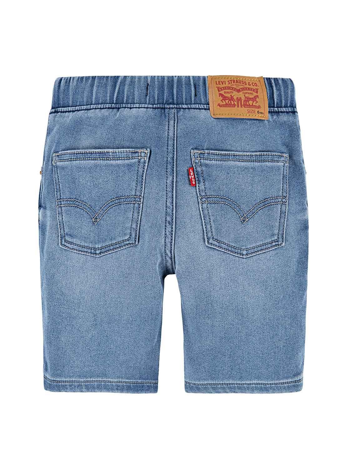 Bermuda Levis Skinny Dobby Denim para Menino