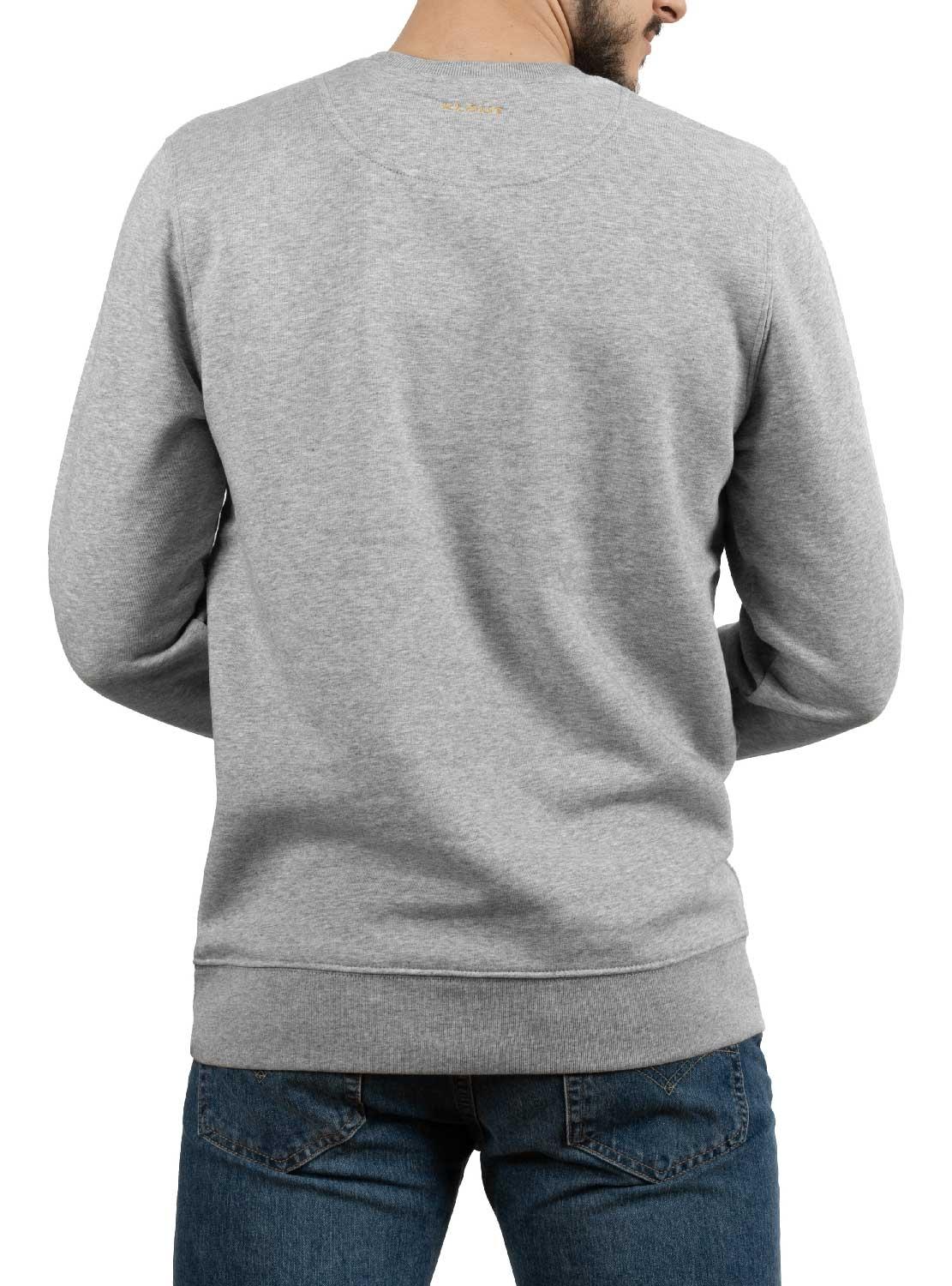 Sweat Klout Basic Cinza para Homem