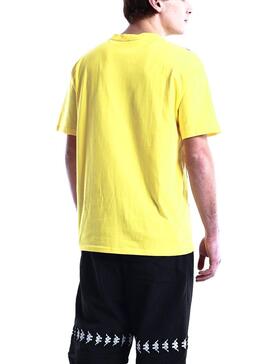 T-Shirt Kappa Ecop Amarelo para Homem