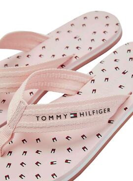 Flip flops Tommy Hilfiger Mini Flags Rosa para Mulher