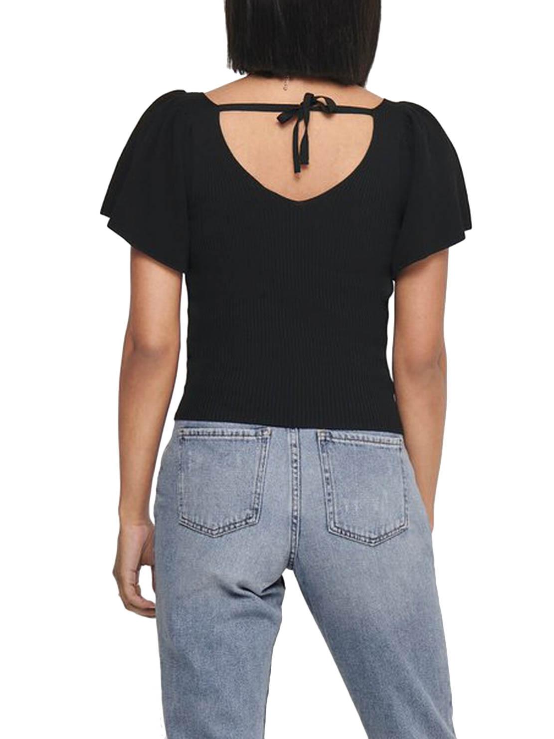 T-Shirt Only Leelo Preto para Mulher