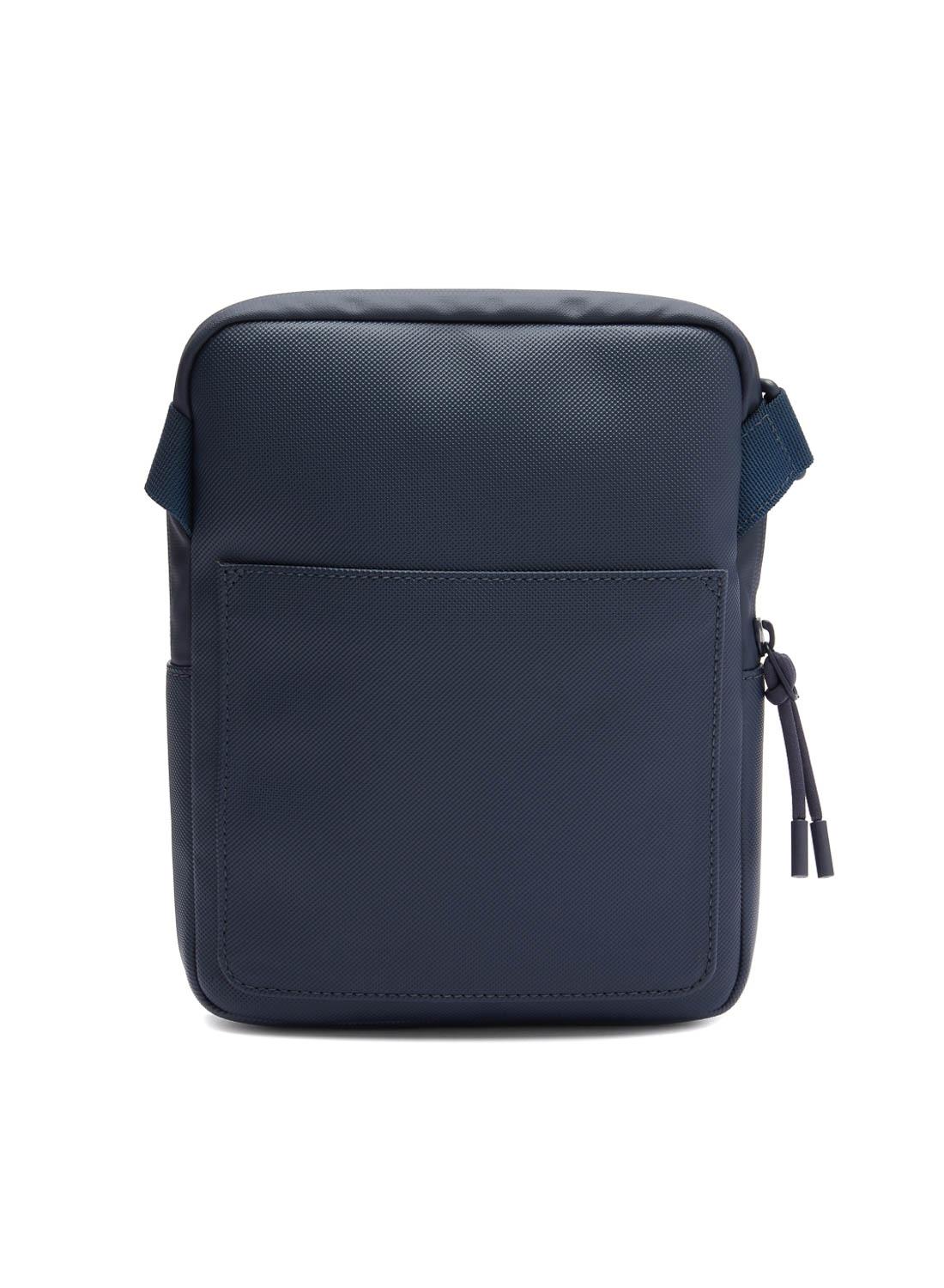 Bolsa Lacoste Flat Crossover Azul Marinho para Homem