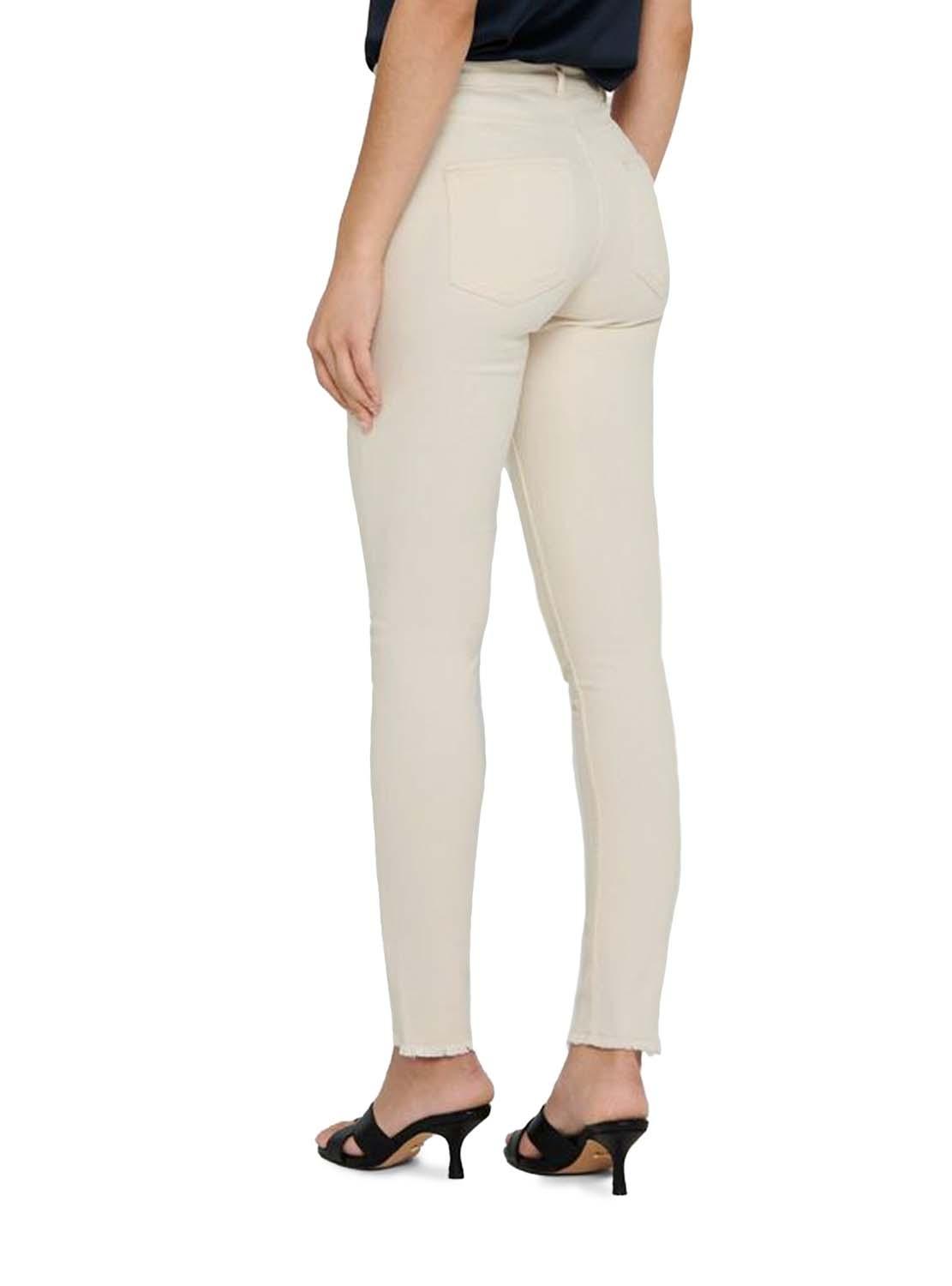 Jeans Only Blush Life Beige para Mulher