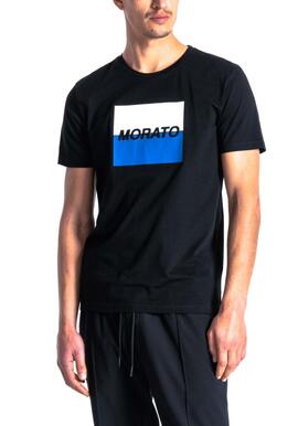 T-Shirt Antony Morato Logo Print Preto Homem