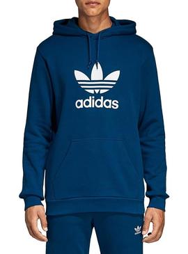 Sweat Adidas Trefoil Hoodie Azul Leyend Man